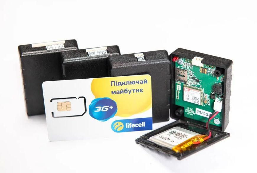 Трекер GPS M25+ 1200 mAh автомобільний із картою оператора + Безкоштовний онлайн-сервіс M25+(12023 маячок) фото