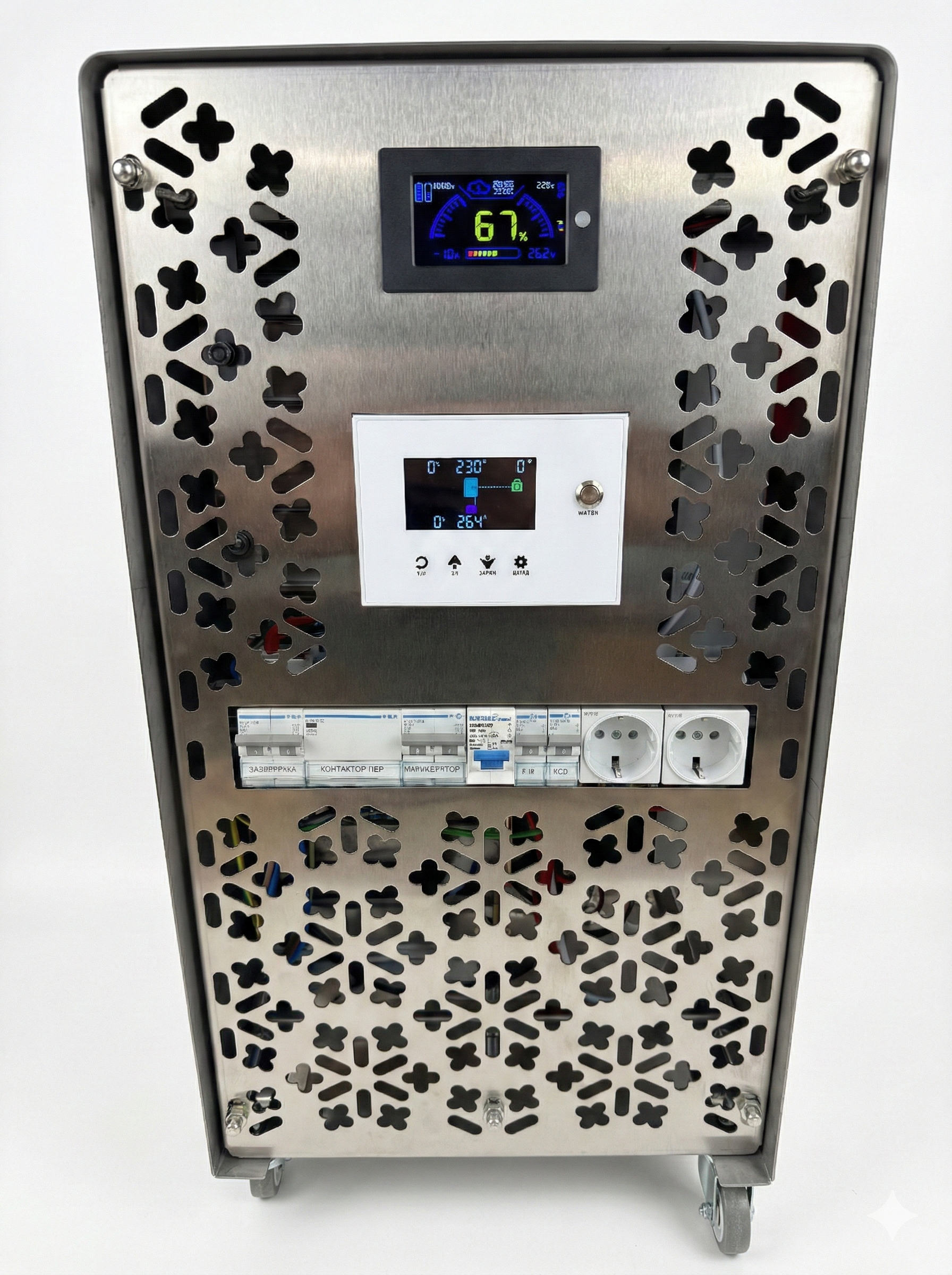 Передня панель LVBC-8M-V2 (варіант 2)