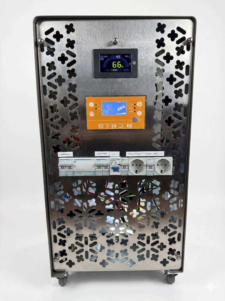 Передня панель LVBC-8M з BMS дисплеєм та інвертором